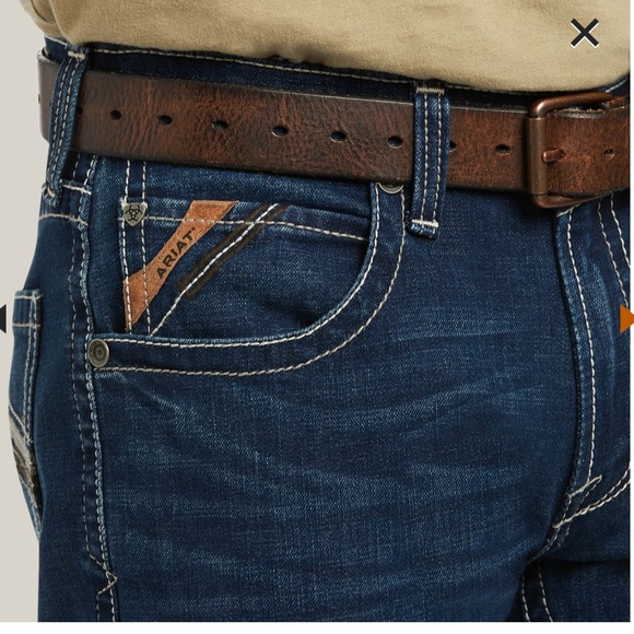 M5 Straight Fit Stretch Remming Stackable Straight Leg Jean - Picture 4 of 9